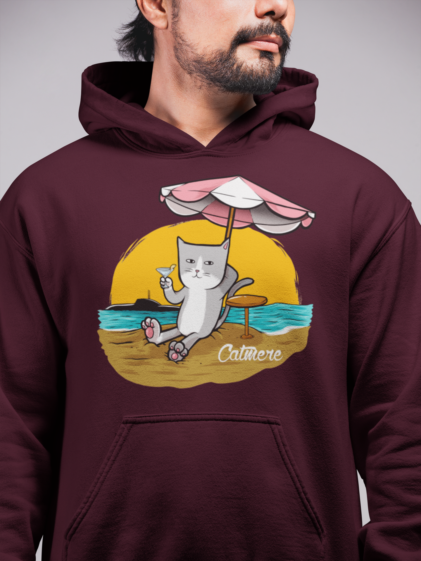 Catmere The Cat on Da Beach Huppari