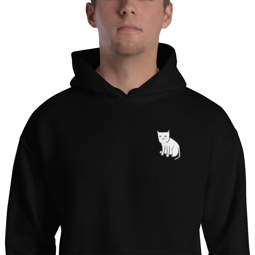 Brodeerattu Albino Catmere The Cat Huppari